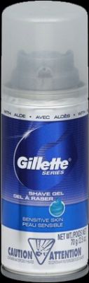 GILLETTE SHAVE GEL 2.5OZ