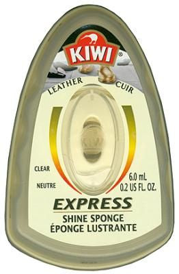 Kiwi Neutral Express Shine Sponge, Neutral, 0.2 US fl. oz. (Pack of 3) 