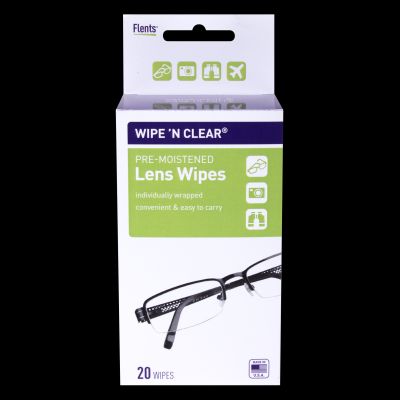 Z Clear Lens Wipes for Eyeglasses | Individually Wrapped Eye Glasses Wipes | Wet/Dry Wipe 50ct Display, Size: One size, Blue