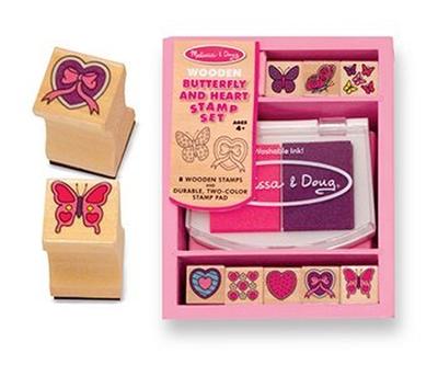 BUTTERFLY AND HEART STAMP SET