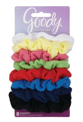 OUCHL RIBBED SCRUNCHIE 8CTASST