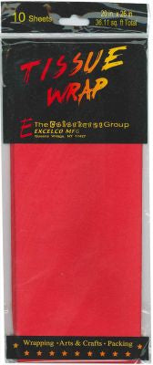 TISSUE PAPER RED 10 SHEETS
