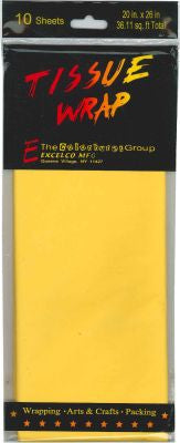 TISSUE PAPER YELLOW 10 SHEETS