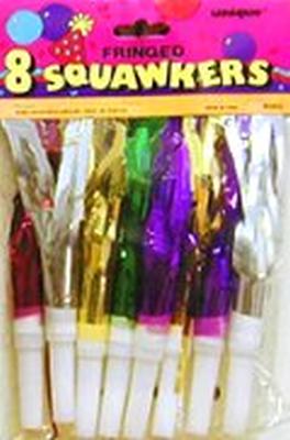 FRINGED SQUAWKERS 8 CT
