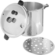 Load image into Gallery viewer, Presto 23-Quart Induction Compatible Pressure Canner, Silver, Aluminum
