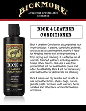 Load image into Gallery viewer, Bickmore Bick-4 Leather Conditioner, 8-fl oz bottle
