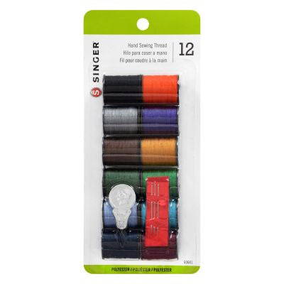 THREAD DARK 12 SPOOLS ASST