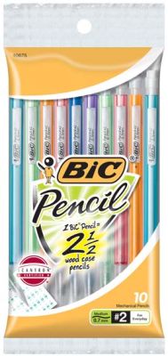 PENCIL BIC SHIMMERS 10PK