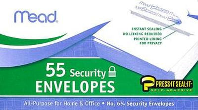 ENVELOPE PRESS IT 6 3/4 SEC 55
