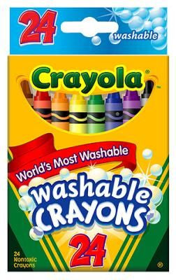 CRAYOLA 24CT WASHABLE