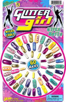 GLITTER GIRL GLITZ NAILS 7X10