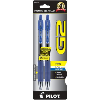 *G2 RET ROLL BLU 2PK FN(31032)