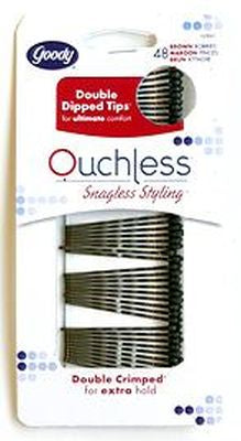 BOBBY PINS OUCHLESS BRN 48 PK