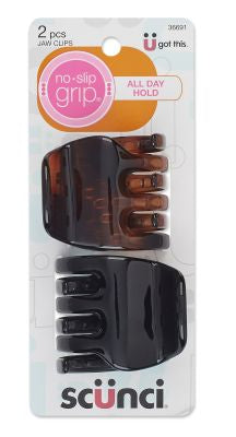 SCUNCI CHUNKY JAW CLIP 2PK