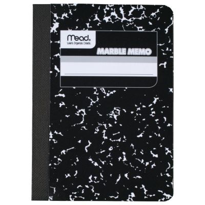 MEAD BLACK MARBLE MEMO 48PC