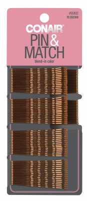 CONAIR 90-PK BOBBY PINS BROWN