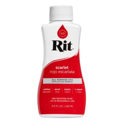 RIT DYE 8OZ SCARLET LIQUID