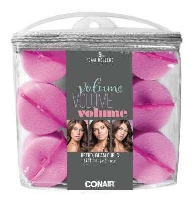 ROLLERS BIG CURL FOAM 9 PK