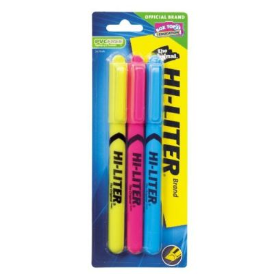 HILITER 3PK ASST PEN STYLE