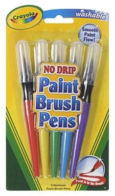 CRAY PAINT BRUSHNP DRP PENS
