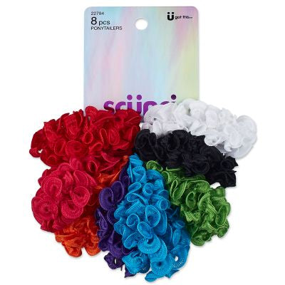 RUFFLE PONYTAILER 8PK TOO/GIRL