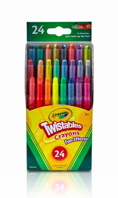 CRAYON TWIST FUN EFFECTS 24CT