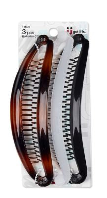 CONAIR 3PK FLAT BANANA COMBS