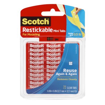 *SCOTCH RESTICKAB MOUNTING TAB