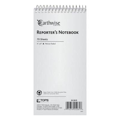 REPORTER'S NOTEBOOK RECYCLED 7