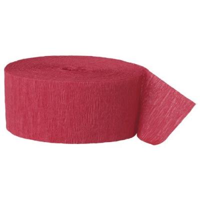 CREPE STREAMERS RED 81 FT