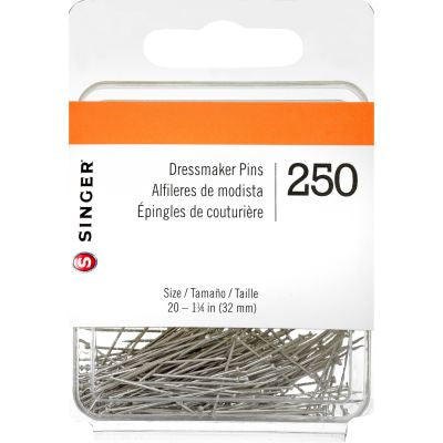 PINS STEEL DRESSMAKER 250CT