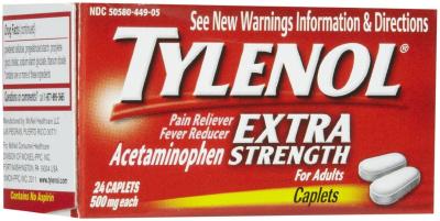 TYLENOL XTRA STR CAPLETS 24'S