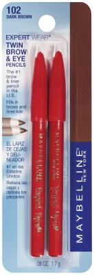 BROW/LNR PENCIL DK BRN TWIN