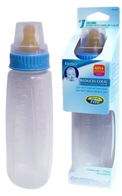 BOTTLE CLEAR PLASTIC 8 OZ