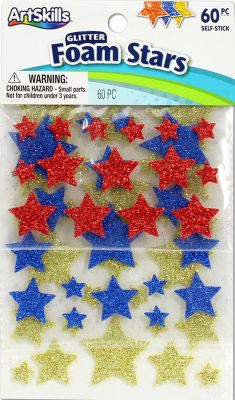 ARTSKILLS GLITTER FOAM STARS