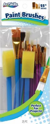 ARTSKILLS PAINT BRUSHES 25CT