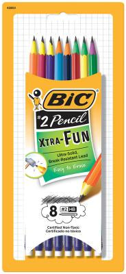 BIC XTRAFUN 8CT WOOD PENCIL