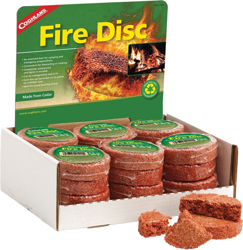 Fire Disc Display 24pk