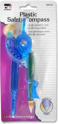 COMPASS PLAS SAFETY W/PENCIL