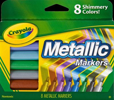 MARKERS METALLIC 8CT