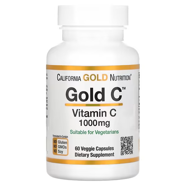 California Gold Nutrition, Gold C, USP Grade Vitamin C, 1,000 mg