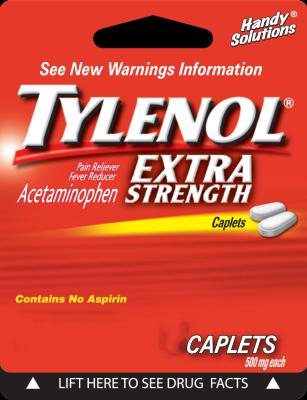 TYLENOL E/S 2CT CAPLETS