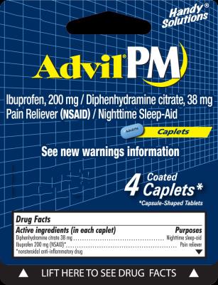 ADVIL PM 4CT CAPLETS