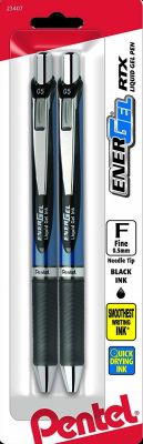 *ENERGEL RTX 5MM BLK PEN 2PK