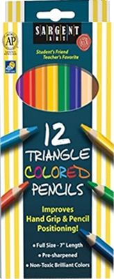 SARGENT ART 12 TRI CLOR PENCLS