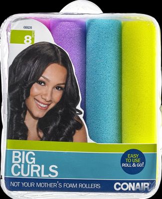 CONAIR 8PK JUMBO FOAM ROLLERS
