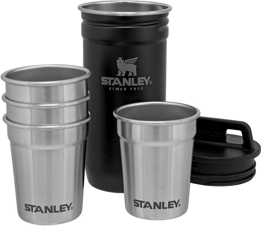 Adventure Shot Glass Set Black