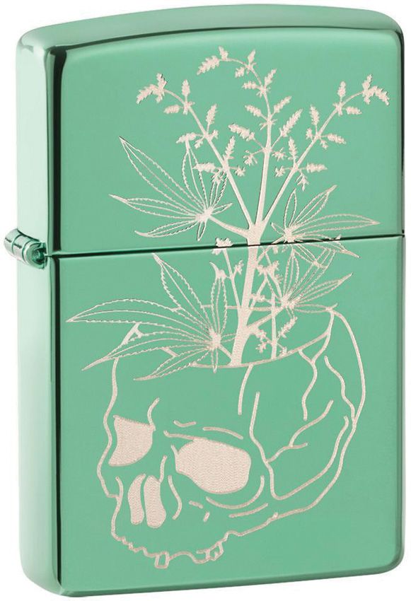 Botanical Skull Lighter